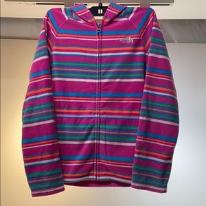 The North Face Girls 14/16 Fleece Full Zip Hoodie